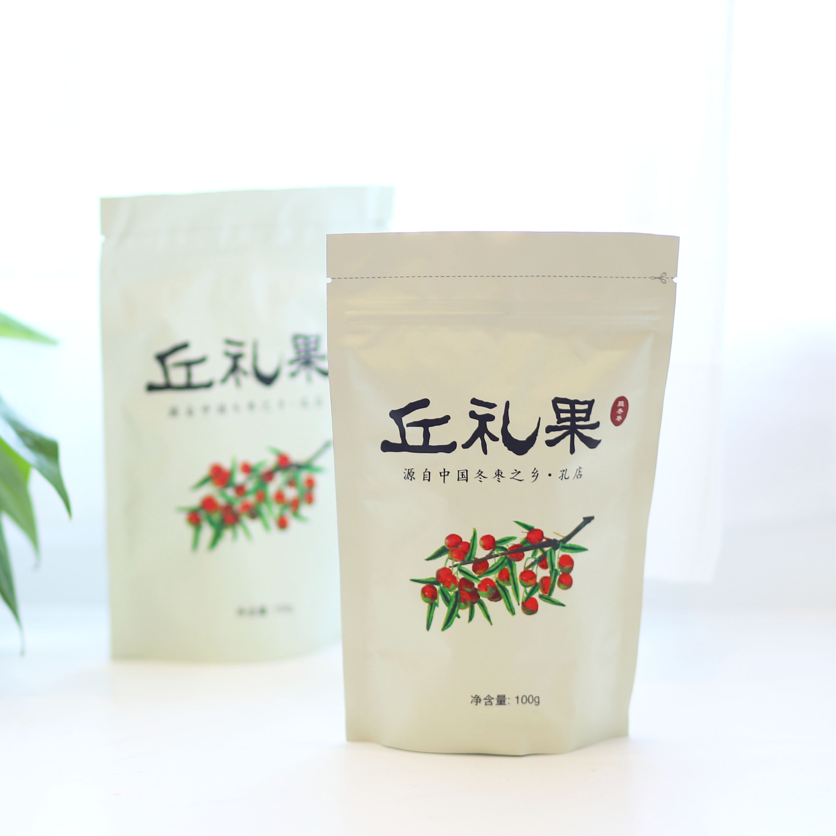 丘礼果脆冬枣100g袋装