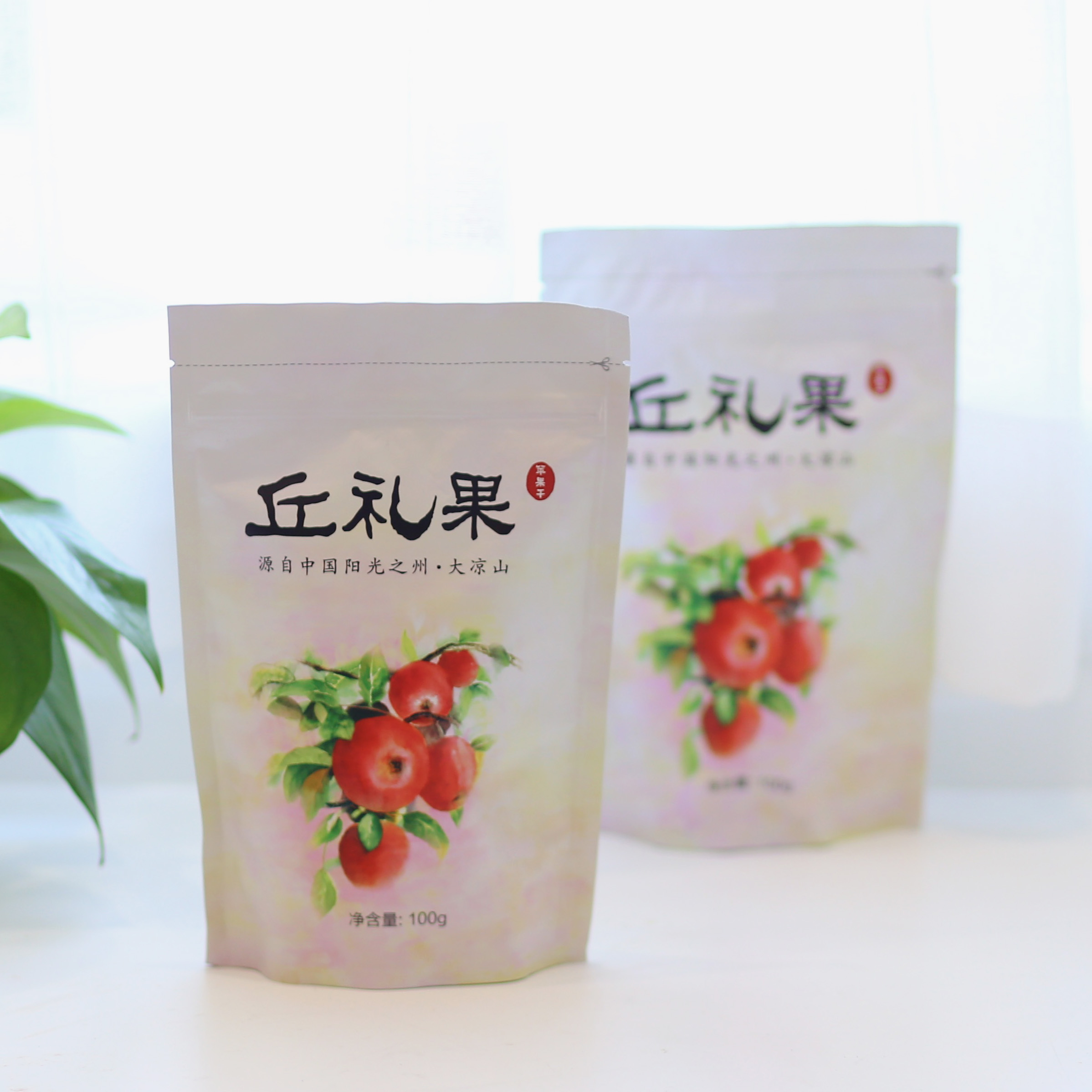 丘礼果苹果干100g袋装